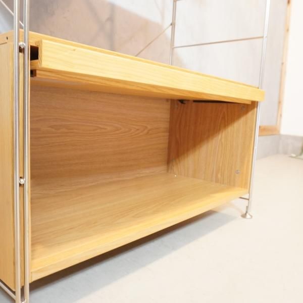 無印良品(MUJI)の人気のオーク材×ステンレス ユニットシェルフ 無印良品(MUJI)の人気のオーク材×ステンレス ユニットシェルフ