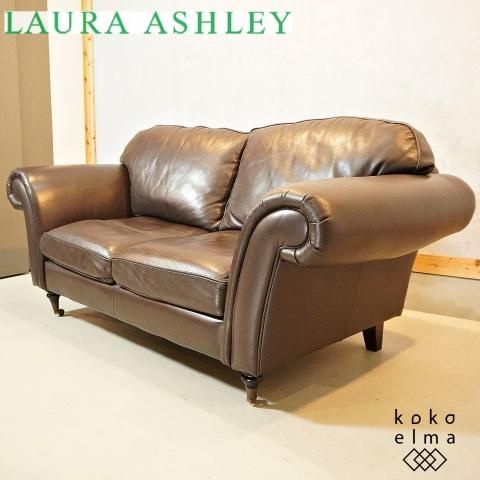 値下げ/英国ブランドLAURA ASHLEY(ローラアシュレイ)の総本革 値下げ/英国ブランドLAURA ASHLEY(ローラアシュレイ)の総本革