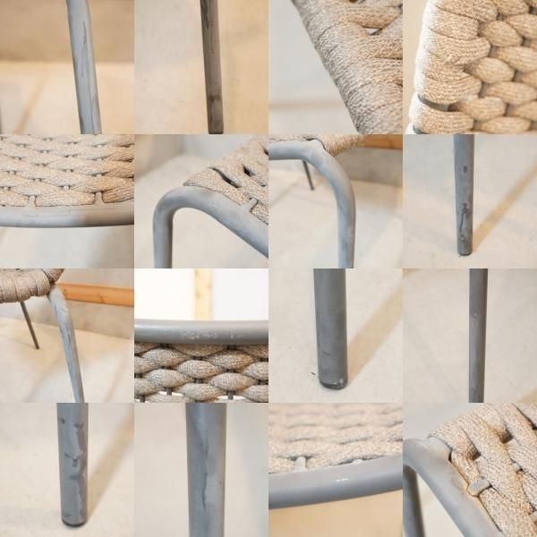 DULTON(ダルトン)のロープチェア2脚セット。マッドな質感の DULTON(ダルトン)のロープチェア2脚セット。マッドな質感の