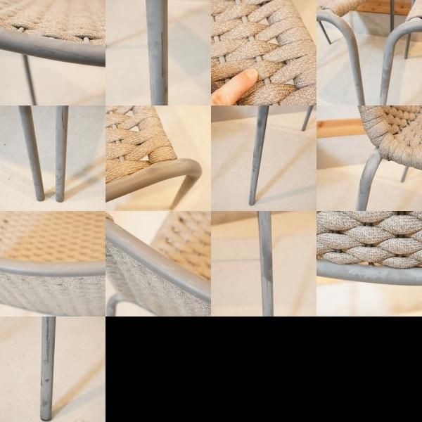 DULTON(ダルトン)のロープチェア2脚セット。マッドな質感の DULTON(ダルトン)のロープチェア2脚セット。マッドな質感の