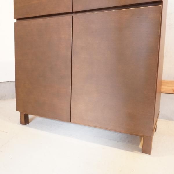 人気の無印良品(MUJI)の木製キャビネット・木製扉・タモ材です 人気の無印良品(MUJI)の木製キャビネット・木製扉・タモ材です