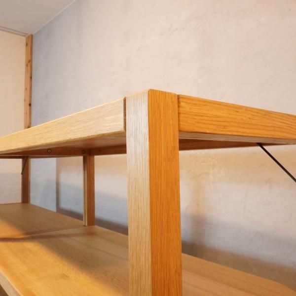MUJI(無印良品)の無垢材ならではの味わい丈夫さを生かしたオーク