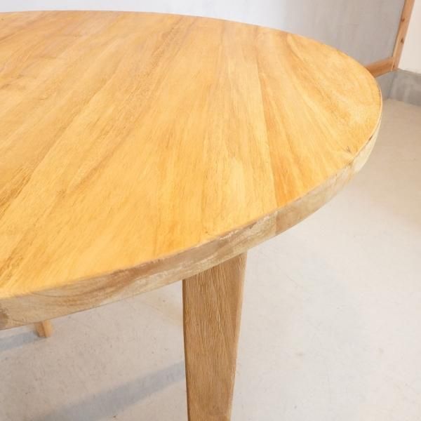 展示品◇old maison(オールドメゾン)のチーク無垢材 ラウンド 展示品◇old maison(オールドメゾン)のチーク無垢材 ラウンド