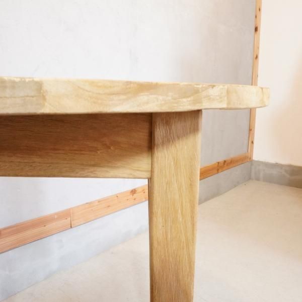 展示品◇old maison(オールドメゾン)のチーク無垢材 ラウンド 展示品◇old maison(オールドメゾン)のチーク無垢材 ラウンド