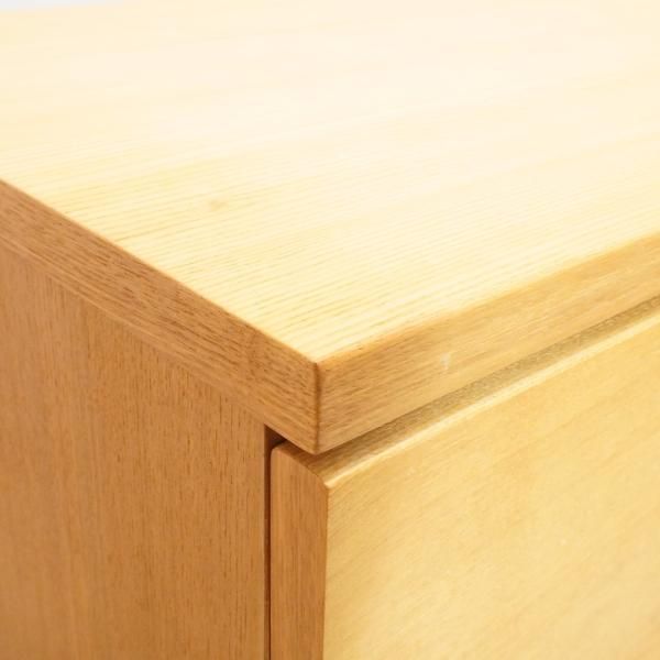 稀少な無印良品(MUJI)の木製チェスト6段ワイド・タモ材です 稀少な無印良品(MUJI)の木製チェスト6段ワイド・タモ材です
