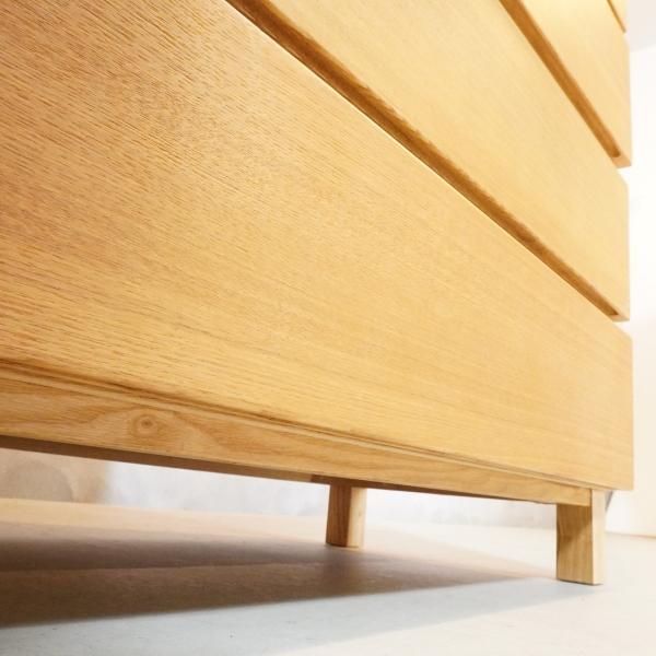 稀少な無印良品(MUJI)の木製チェスト6段ワイド・タモ材です 稀少な無印良品(MUJI)の木製チェスト6段ワイド・タモ材です