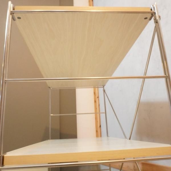 無印良品(MUJI)の人気の木製×ステンレス 3段ユニットシェルフ 無印良品(MUJI)の人気の木製×ステンレス 3段ユニットシェルフ