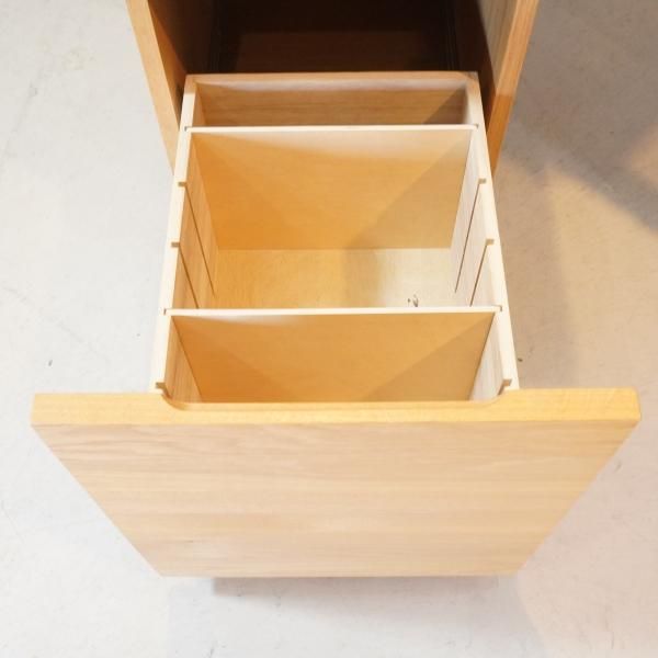 人気のMUJI(無印良品)のオーク材パーソナルデスク&ワゴン 人気のMUJI(無印良品)のオーク材パーソナルデスク&ワゴン