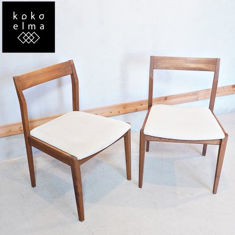 値下げ/広島の家具メーカーCraft Furniture IMADA(いまだ)のダイニングチェア2脚セット。素材の美しさと作りの良さが際立つ国産家具。アームレスチェアは北欧テイストなどに。  - kokoelma -ココエルマ- 雑貨・中古家具・北欧家具・アンティーク家具の通販 インテリア ...