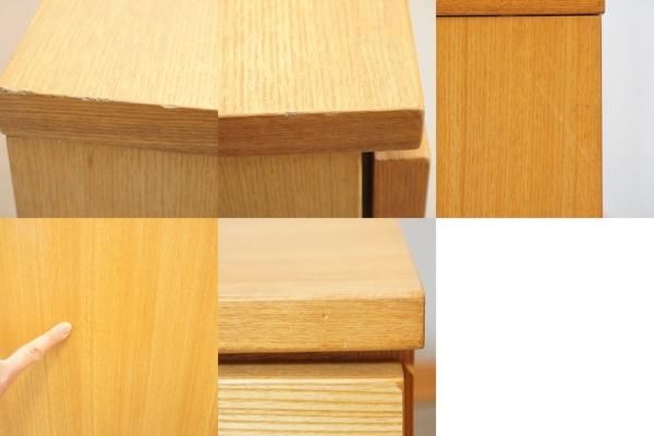 人気の無印良品(MUJI)のタモ材を使用した3段ダブルチェストです 人気の無印良品(MUJI)のタモ材を使用した3段ダブルチェストです