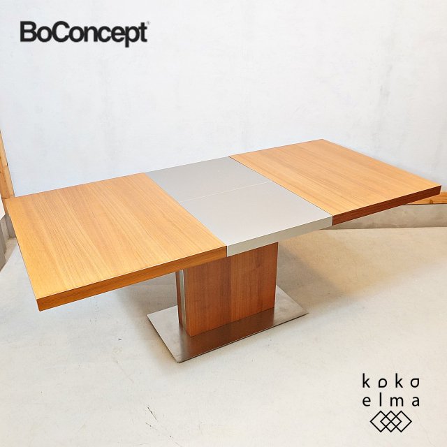 北欧デンマークのブランドBoConcept(ボーコンセプト)のocca(オッカ)伸長式ダイニングテーブルです。シンプルでスタイリッシュなエクステンションテーブルは急な来客時にも活躍してくれます??