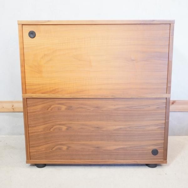 人気の無印良品(MUJI)のウォールナット材 スタッキング 人気の無印良品(MUJI)のウォールナット材 スタッキング