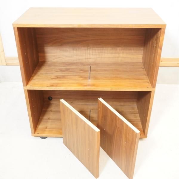 人気の無印良品(MUJI)のウォールナット材 スタッキング 人気の無印良品(MUJI)のウォールナット材 スタッキング