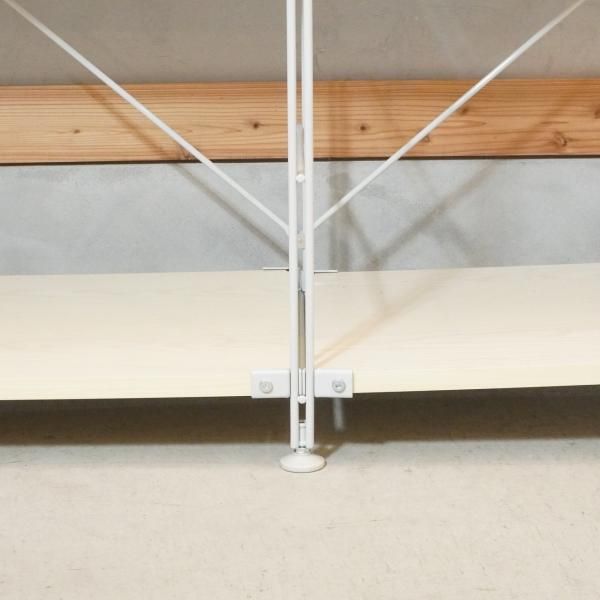 無印良品(MUJI)の人気のスチール/木製棚 2連ユニットシェルフ