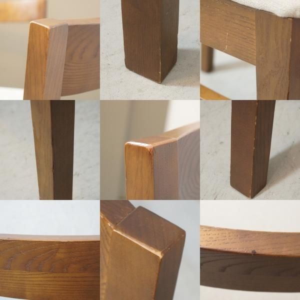 無印良品(MUJI)のタモ無垢材 ダイニングチェアー2脚セットです 無印良品(MUJI)のタモ無垢材 ダイニングチェアー2脚セットです