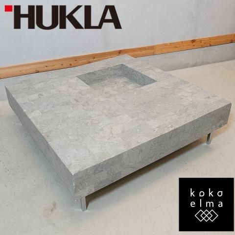 HUKULA スクエアセンターテーブル 【サイズ】100×100×30cm 堅かっ