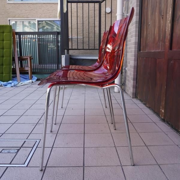 【イタリア製】 Calligaris L&#39;Eau 2脚セット イタリアのブランドCalligaris(カリガリス)社のconnubia