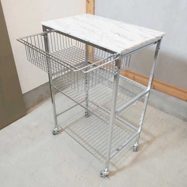 未使用品 ASPLUND(アスプルンド)取り扱いのマーブルトップ キッチン