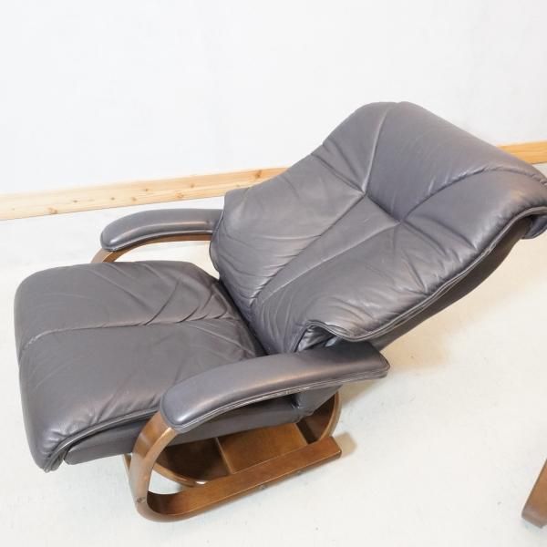 値下げ/FUJI FURNITURE(冨士ファニチア) の回転式 本革 値下げ/FUJI FURNITURE(冨士ファニチア) の回転式 本革