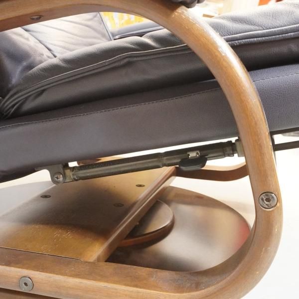 値下げ/FUJI FURNITURE(冨士ファニチア) の回転式 本革 値下げ/FUJI FURNITURE(冨士ファニチア) の回転式 本革