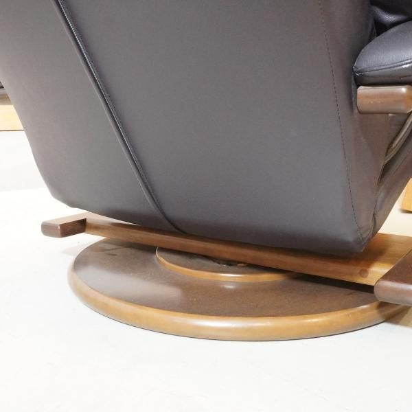 値下げ/FUJI FURNITURE(冨士ファニチア) の回転式 本革 値下げ/FUJI FURNITURE(冨士ファニチア) の回転式 本革