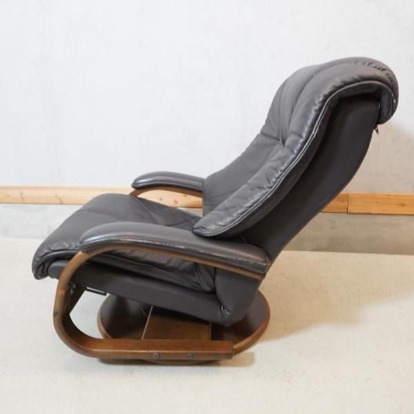 値下げ/FUJI FURNITURE(冨士ファニチア) の回転式 本革 値下げ/FUJI FURNITURE(冨士ファニチア) の回転式 本革