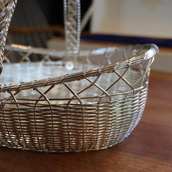 銀編み包み 青磁菓子鉢 銀編み包み青磁菓子鉢