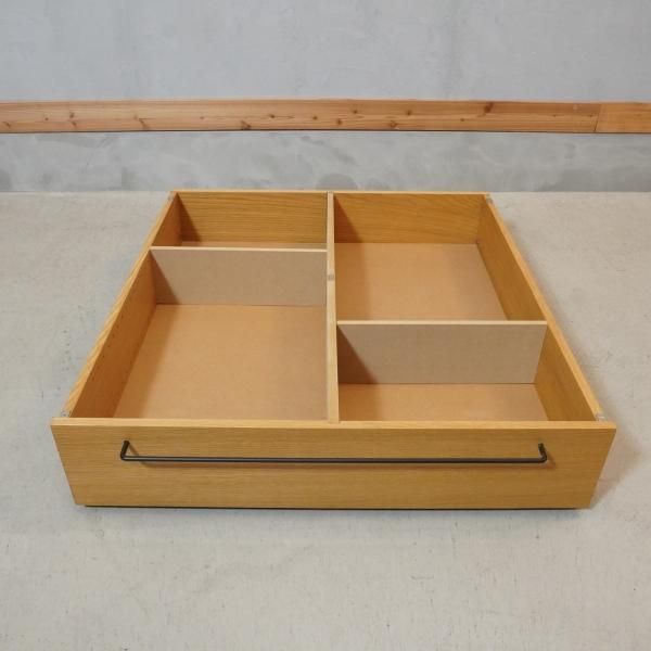 無印良品(MUJI)のオーク材 ベッドフレーム下収納引き出しです 無印良品(MUJI)のオーク材 ベッドフレーム下収納引き出しです