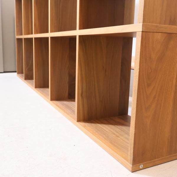 人気のMUJI(無印良品)のウォールナット材・2列・5段 人気のMUJI(無印良品)のウォールナット材・2列・5段
