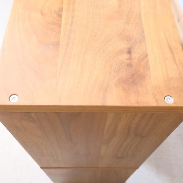 人気のMUJI(無印良品)のウォールナット材・2列・5段 人気のMUJI(無印良品)のウォールナット材・2列・5段