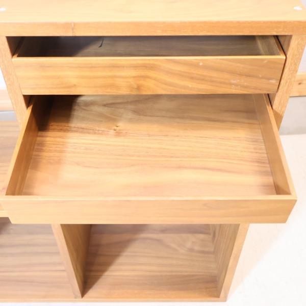 人気のMUJI(無印良品)のウォールナット材・2列・5段 人気のMUJI(無印良品)のウォールナット材・2列・5段