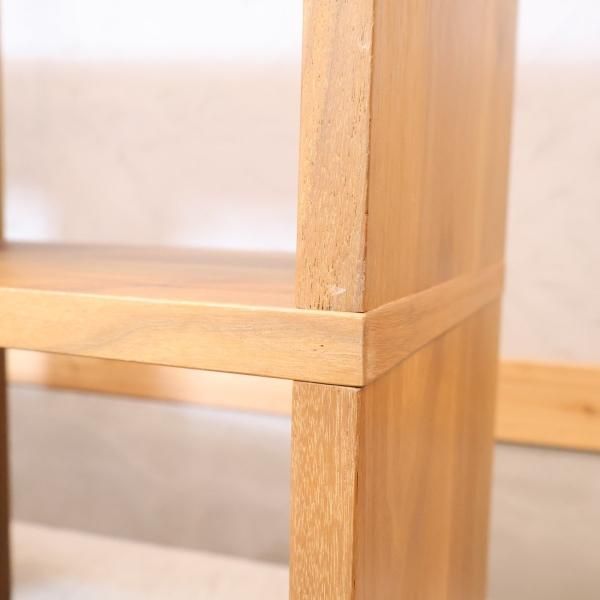 人気のMUJI(無印良品)のウォールナット材・2列・5段 人気のMUJI(無印良品)のウォールナット材・2列・5段