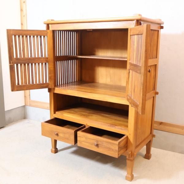 バリ家具　中古　アジアン家具　ヴィンテージ　収納棚　机　インテリア 楽天市場】☆レビューで特典☆【10月中旬入荷予定】アジアン