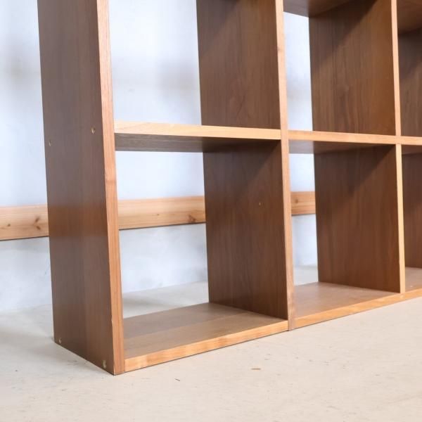 人気の無印良品(MUJI)のウォールナット材 スタッキングシェルフ 人気の無印良品(MUJI)のウォールナット材 スタッキングシェルフ