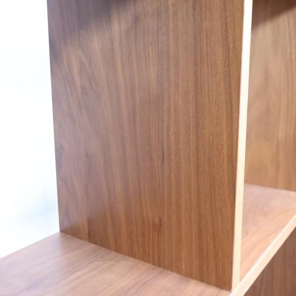 人気の無印良品(MUJI)のウォールナット材 スタッキングシェルフ 人気の無印良品(MUJI)のウォールナット材 スタッキングシェルフ