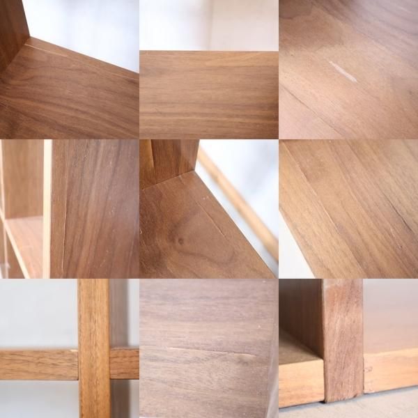 人気の無印良品(MUJI)のウォールナット材 スタッキングシェルフ 人気の無印良品(MUJI)のウォールナット材 スタッキングシェルフ