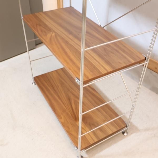 【本日まで】無印良品　スチールユニットシェルフ ウォルナット材 ステンレスユニットシェルフ ウォールナット材棚セット 大 | 無印良品