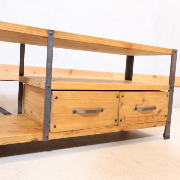 重厚な無垢材をふんだんに使用したローボード 楽天市場】ローボード テレビボード テレビ台 TV台 AV機器収納