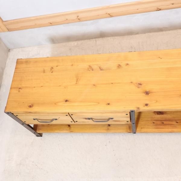 ディーボディ フェルム インダストリアル アイアン 無垢材 TV