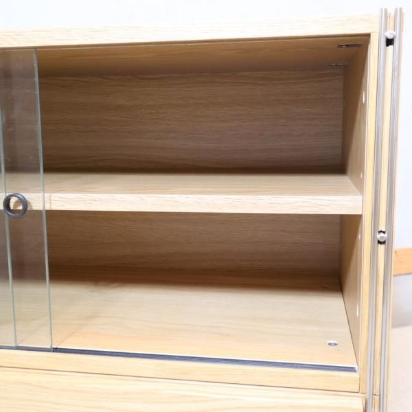 無印良品(MUJI)の人気のオーク材×ステンレスユニットシェルフ 無印良品(MUJI)の人気のオーク材×ステンレスユニットシェルフ