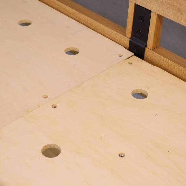 人気の無印良品(MUJI)のオーク材セミシングルハイベッド 人気の無印良品(MUJI)のオーク材セミシングルハイベッド