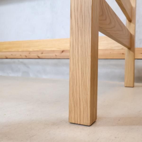 人気の無印良品(MUJI)のオーク材セミシングルハイベッド 人気の無印良品(MUJI)のオーク材セミシングルハイベッド