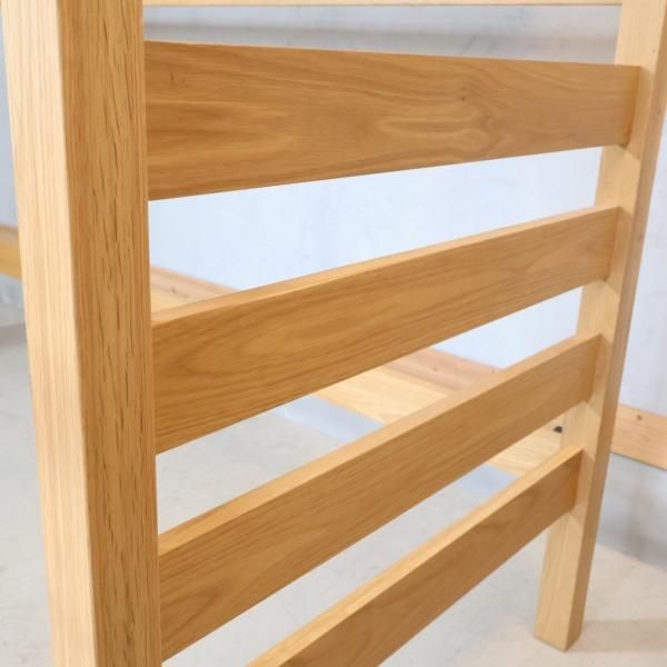 人気の無印良品(MUJI)のオーク材セミシングルハイベッド 人気の無印良品(MUJI)のオーク材セミシングルハイベッド