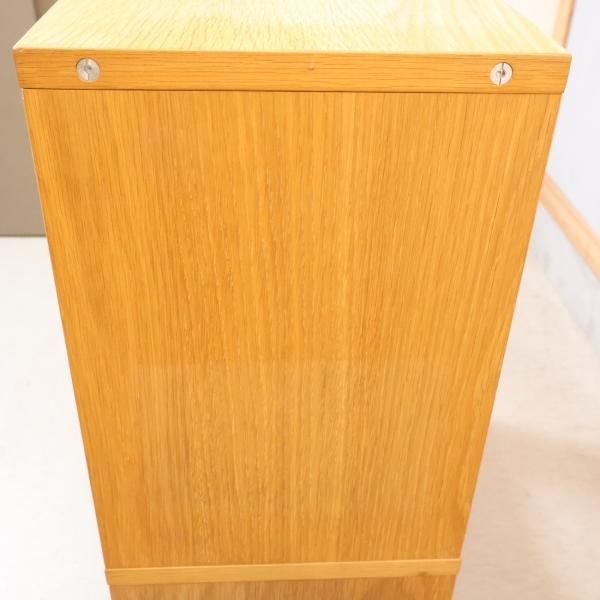 人気の無印良品(MUJI)のオーク材 3段・3列スタッキングシェルフ 人気の無印良品(MUJI)のオーク材 3段・3列スタッキングシェルフ
