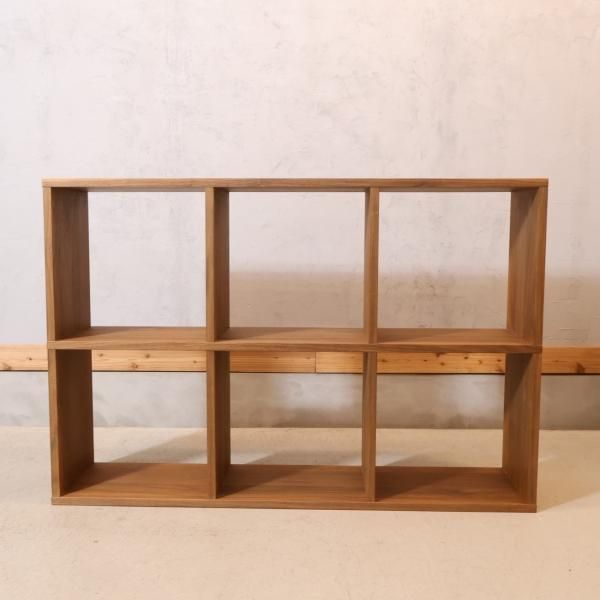 人気の無印良品(MUJI)のウォールナット材・3段・2列 人気の無印良品(MUJI)のウォールナット材・3段・2列