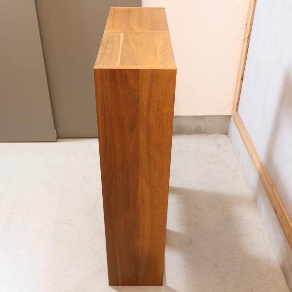 人気の無印良品(MUJI)のウォールナット材・3段・2列 人気の無印良品(MUJI)のウォールナット材・3段・2列