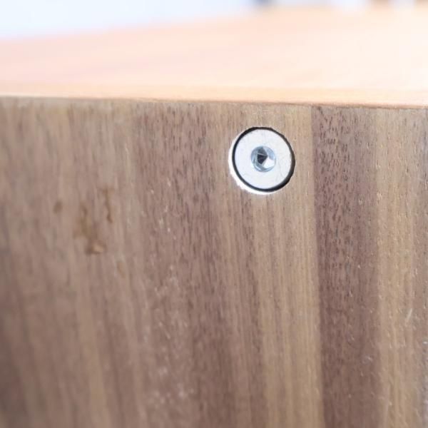 人気の無印良品(MUJI)のウォールナット材・3段・2列 人気の無印良品(MUJI)のウォールナット材・3段・2列