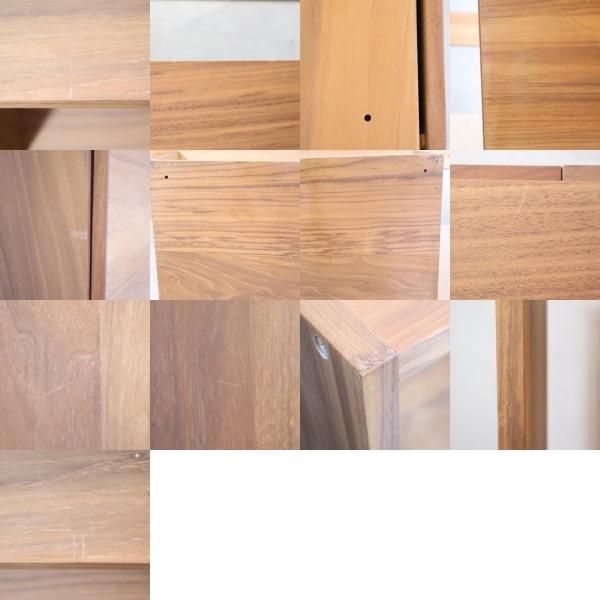 人気の無印良品(MUJI)のウォールナット材・3段・2列 人気の無印良品(MUJI)のウォールナット材・3段・2列