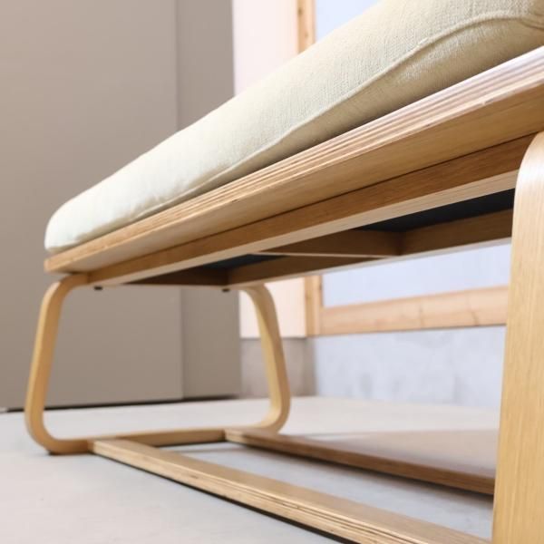 無印良品(MUJI)の人気のリビングでもダイニングでもつかえるベンチ 2人