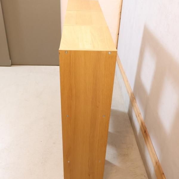 人気の無印良品(MUJI)のオーク材 3段・3列スタッキングシェルフ 人気の無印良品(MUJI)のオーク材 3段・3列スタッキングシェルフ